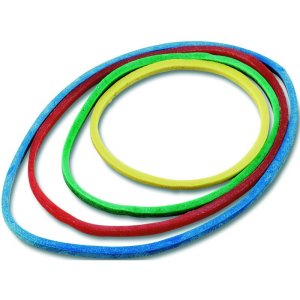 Bracelets Caoutchouc élastiques 1Kg / Assortis