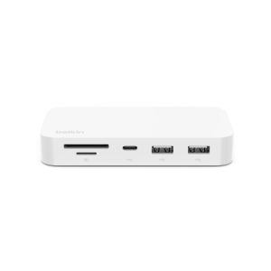 Hub USB-C multiport 6-en-1 avec support / Blanc