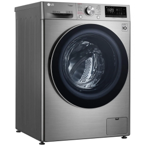 Machine à laver à Vapeur LG 9 Kg / Smart DD 6M / Silver