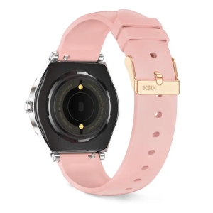 Montre Connectee Ksix Lya Rose & Silver 1,19" / 2 Bracelets (metal + Silicone)